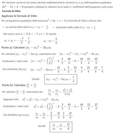 Equazione di 2 grado