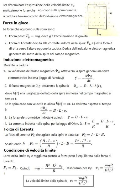 Velocità limite spira
