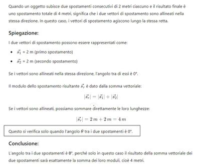 somma vettoriale