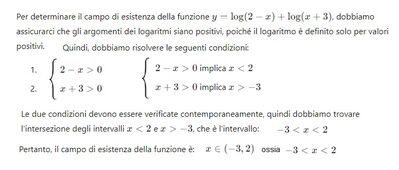 CE funzione log