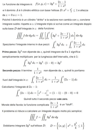 Verifica valore integrale triplo 1