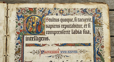 Proverbia 17 28
