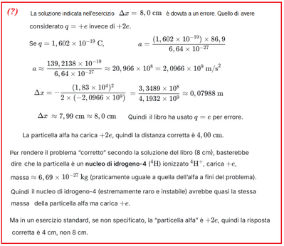 Particella alfa in campo elettrico uniforme 2 