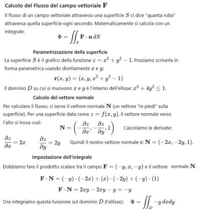 Soluzione integrale di flusso 1