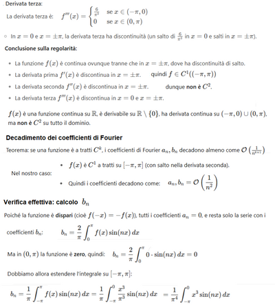Velocità di convergenza Fourier 2 