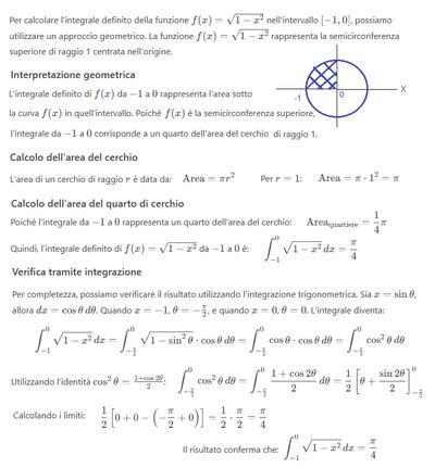 Are di un quarto di circonferenza