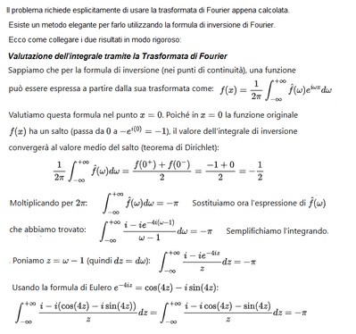 504 c analisi dell'integrale con la trasformata