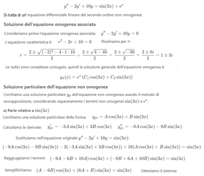 Equazione differenziale secondo ordine 1