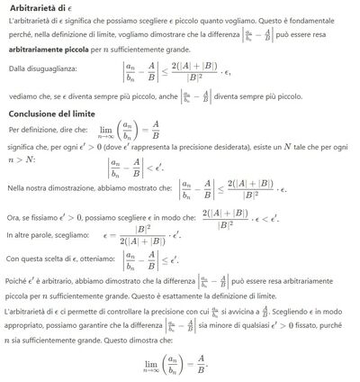 Dimostrazione limite successioni 3
