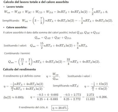 Rendimento trasformazione 3
