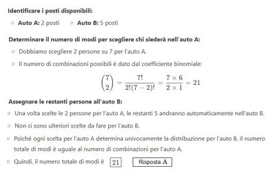 posti in auto