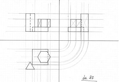 dis.87 . Proiezioni ortogonali.
