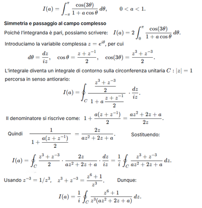 490 a   Calcolo integrale nel campo complesso 