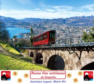 Buona fine settimana 22 05  26 Funicolare Lugano Monte Brè
