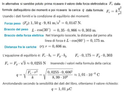 Cariche e pendolo 3