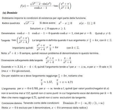 Dominio e prolungabilità funzione 1 