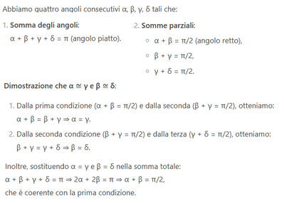 Congruenza angoli