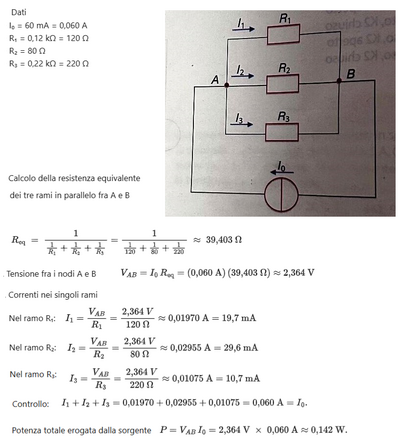 Es 10 circuito elettrico