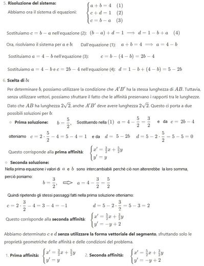 Determinazione affinità senza vettori 2