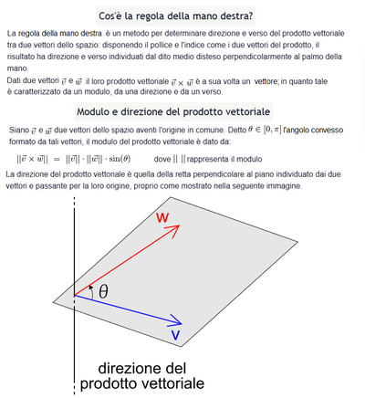 Regola della mano destra teoria 1