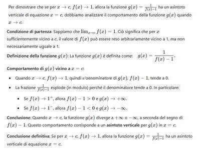 Asintoto verticale x=c