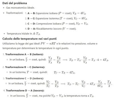 Rendimento trasformazione 1