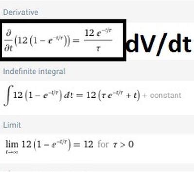 derivatadi vc=12(1 exp( t su tau))