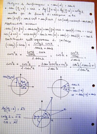 identità trigonometrica