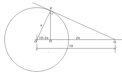 cerchio con triangolo rettangolo