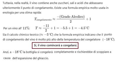 Vino nel congelatore 2