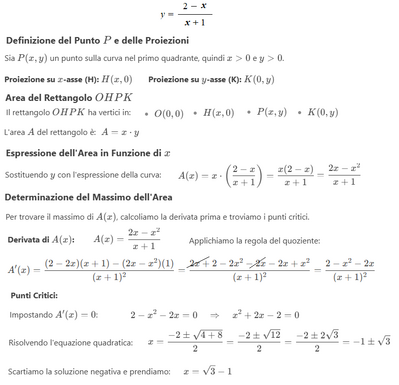 Area massima 1