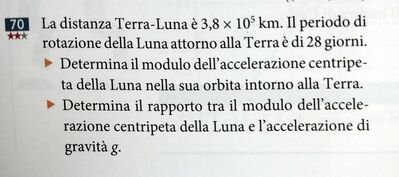distanza terra luna fisica