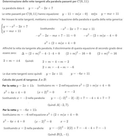 Parabola e tangenti 1