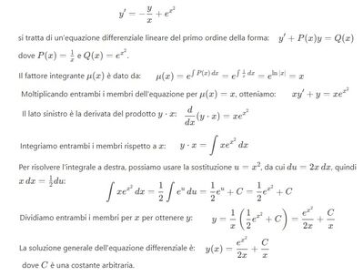 equazione differenziale