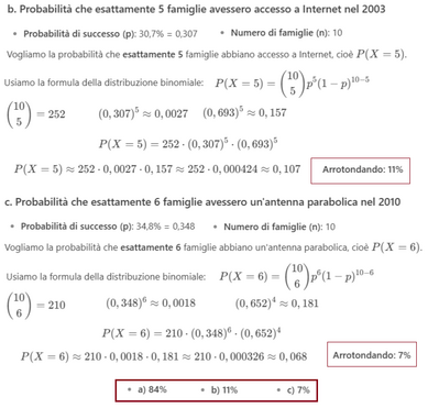 Analisi probabilità famiglie tecnologiche Istat 2 