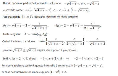 Dimostrazione del limite con definizione 3 