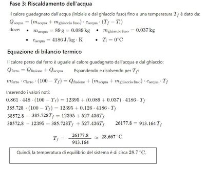 Trmperatura di equilibrio 2
