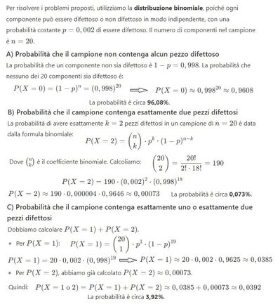 Controllo qualità probabilità 1