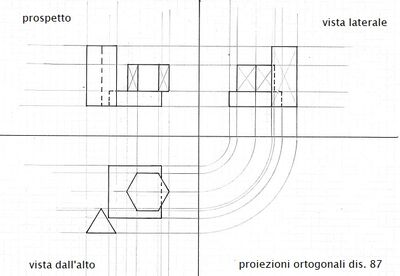 dis.87 . Proiezioni ortogonali.