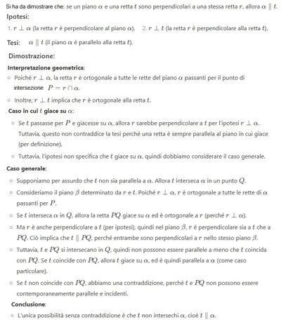 Retta parallela a piano e a retta 1