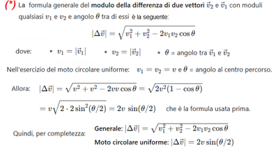 Calcolo modulo variazione di velocità in MCU 2