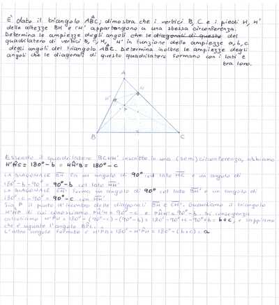 dimostrazione geometria