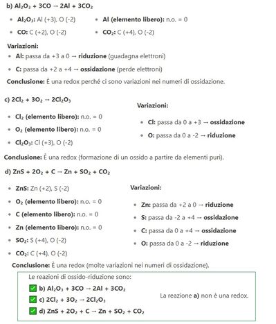 Reazioni di ossido riduzione 2