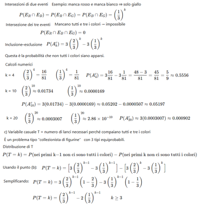 Probabilità con dado colorato 2 