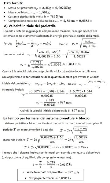 Blocco + proiettile