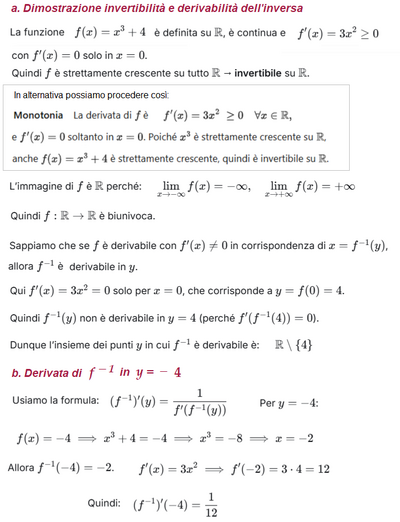 Esercizio 77 Solving Inverse Function Derivatives and Points 1 