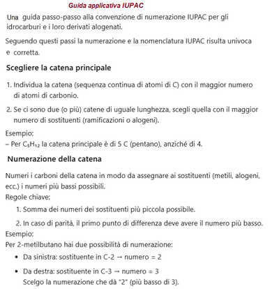 Esercizio 8 formule di struttura e nomenclatura IUPAC 2a