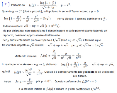 223 c   Analisi della convergenza di una serie matematica 