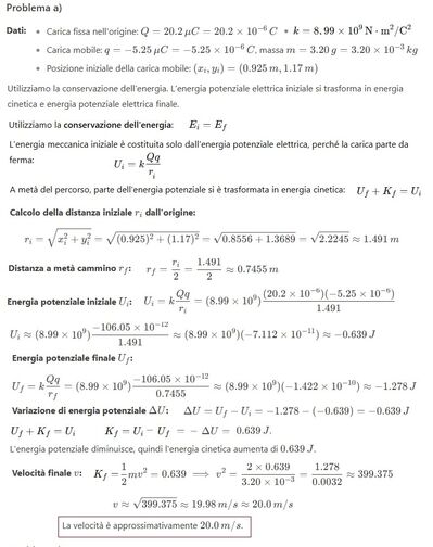 Velocità cariche 1