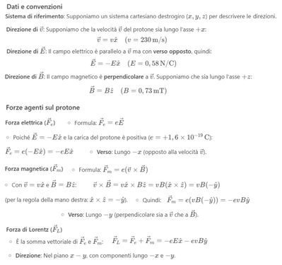 Calcolo forze di Lorentz e risultante 2
